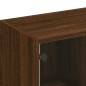 vidaXL Estantería con puertas madera marrón roble 136x37x109 cm vidaXL Estantería con puertas madera marrón roble 136x37x109 cm