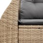 vidaXL Sofá de jardín con cojines de 2 plazas ratán sintético beige vidaXL Sofá de jardín con cojines de 2 plazas ratán sintético beige