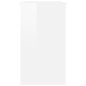 vidaXL Escritorio de madera contrachapada blanco brillo 90x45x76 cm vidaXL Escritorio de madera contrachapada blanco brillo 90x45x76 cm
