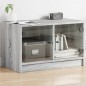 vidaXL Mueble de TV con puertas de vidrio gris Sonoma 68x37x42 cm vidaXL Mueble de TV con puertas de vidrio gris Sonoma 68x37x42 cm