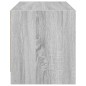 vidaXL Mueble de TV con puertas de vidrio gris Sonoma 68x37x42 cm vidaXL Mueble de TV con puertas de vidrio gris Sonoma 68x37x42 cm