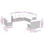 vidaXL Set de sofás de jardín 11 pzas y cojines ratán sintético gris vidaXL Set de sofás de jardín 11 pzas y cojines ratán sintético gris
