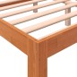 vidaXL Estructura cama con cabecero madera pino marrón cera 160x200 cm vidaXL Estructura cama con cabecero madera pino marrón cera 160x200 cm