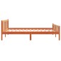 vidaXL Estructura cama con cabecero madera pino marrón cera 160x200 cm