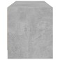 vidaXL Mueble de TV con puertas de vidrio gris hormigón 102x37x42 cm