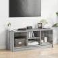vidaXL Mueble de TV con puertas de vidrio gris Sonoma 102x37x42 cm vidaXL Mueble de TV con puertas de vidrio gris Sonoma 102x37x42 cm