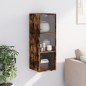 vidaXL Mueble de pared puertas de vidrio roble ahumado 35x37x100 cm vidaXL Mueble de pared puertas de vidrio roble ahumado 35x37x100 cm