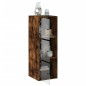 vidaXL Mueble de pared puertas de vidrio roble ahumado 35x37x100 cm vidaXL Mueble de pared puertas de vidrio roble ahumado 35x37x100 cm