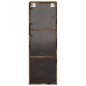 vidaXL Mueble de pared puertas de vidrio roble ahumado 35x37x100 cm vidaXL Mueble de pared puertas de vidrio roble ahumado 35x37x100 cm