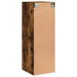 vidaXL Mueble de pared puertas de vidrio roble ahumado 35x37x100 cm vidaXL Mueble de pared puertas de vidrio roble ahumado 35x37x100 cm