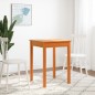 vidaXL Mesa de comedor madera maciza de pino marrón cera 55x55x75 cm vidaXL Mesa de comedor madera maciza de pino marrón cera 55x55x75 cm