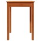 vidaXL Mesa de comedor madera maciza de pino marrón cera 55x55x75 cm vidaXL Mesa de comedor madera maciza de pino marrón cera 55x55x75 cm
