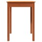 vidaXL Mesa de comedor madera maciza de pino marrón cera 55x55x75 cm vidaXL Mesa de comedor madera maciza de pino marrón cera 55x55x75 cm