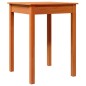vidaXL Mesa de comedor madera maciza de pino marrón cera 55x55x75 cm vidaXL Mesa de comedor madera maciza de pino marrón cera 55x55x75 cm