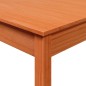 vidaXL Mesa de comedor madera maciza de pino marrón cera 55x55x75 cm vidaXL Mesa de comedor madera maciza de pino marrón cera 55x55x75 cm
