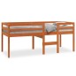 vidaXL Cama alta madera maciza de pino marrón cera 80x200 cm vidaXL Cama alta madera maciza de pino marrón cera 80x200 cm