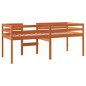 vidaXL Cama alta madera maciza de pino marrón cera 80x200 cm vidaXL Cama alta madera maciza de pino marrón cera 80x200 cm