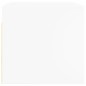 vidaXL Mueble pared con puertas de vidrio 2 uds blanco 68,5x37x35 cm vidaXL Mueble pared con puertas de vidrio 2 uds blanco 68,5x37x35 cm