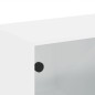 vidaXL Mueble pared con puertas de vidrio 2 uds blanco 68,5x37x35 cm vidaXL Mueble pared con puertas de vidrio 2 uds blanco 68,5x37x35 cm