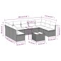 vidaXL Set de sofás de jardín 10 pzas cojines ratán sintético negro vidaXL Set de sofás de jardín 10 pzas cojines ratán sintético negro