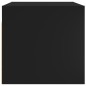vidaXL Mueble pared con puertas de vidrio 2 uds negro 68,5x37x35 cm vidaXL Mueble pared con puertas de vidrio 2 uds negro 68,5x37x35 cm