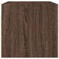 vidaXL Mueble de pared puertas de vidrio marrón roble 68,5x37x35 cm vidaXL Mueble de pared puertas de vidrio marrón roble 68,5x37x35 cm