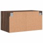 vidaXL Mueble de pared puertas de vidrio marrón roble 68,5x37x35 cm vidaXL Mueble de pared puertas de vidrio marrón roble 68,5x37x35 cm