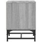 vidaXL Mesita de noche con puerta de vidrio gris Sonoma 35x37x50 cm vidaXL Mesita de noche con puerta de vidrio gris Sonoma 35x37x50 cm