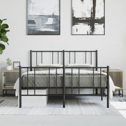 vidaXL Mesitas noche con puertas vidrio 2 uds roble Sonoma 35x37x50 cm