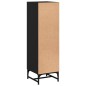 vidaXL Aparador con puertas de vidrio negro 35x37x120 cm vidaXL Aparador con puertas de vidrio negro 35x37x120 cm