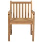 vidaXL Sillas de jardín 6 uds madera maciza de teca cojines verde vidaXL Sillas de jardín 6 uds madera maciza de teca cojines verde