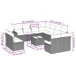 vidaXL Set de sofás de jardín 12 pzas y cojines ratán sintético marrón vidaXL Set de sofás de jardín 12 pzas y cojines ratán sintético marrón