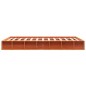 vidaXL Estructura de cama madera maciza pino marrón cera 140x200 cm vidaXL Estructura de cama madera maciza pino marrón cera 140x200 cm
