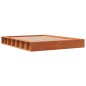 vidaXL Estructura de cama madera maciza pino marrón cera 135x190 cm