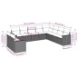vidaXL Set de sofás de jardín 10 pzas con cojines ratán sintético gris vidaXL Set de sofás de jardín 10 pzas con cojines ratán sintético gris