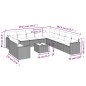 vidaXL Set de sofás de jardín 12 pzas y cojines ratán sintético marrón vidaXL Set de sofás de jardín 12 pzas y cojines ratán sintético marrón
