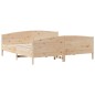 vidaXL Estructura de cama con cabecero madera maciza de pino 200x200cm vidaXL Estructura de cama con cabecero madera maciza de pino 200x200cm