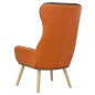 vidaXL Sillón de relax de tela y PVC gris oscuro