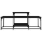 vidaXL Mesa de centro madera de ingeniería negro 102x60x45 cm