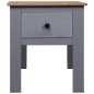 vidaXL Mesita de noche de madera maciza pino Panamá gris 46x40x57 cm vidaXL Mesita de noche de madera maciza pino Panamá gris 46x40x57 cm