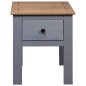 vidaXL Mesita de noche de madera maciza pino Panamá gris 46x40x57 cm vidaXL Mesita de noche de madera maciza pino Panamá gris 46x40x57 cm