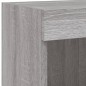 vidaXL Muebles de TV de pared con luces LED 6 piezas gris sonoma vidaXL Muebles de TV de pared con luces LED 6 piezas gris sonoma