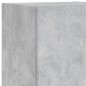 vidaXL Muebles de TV de pared con luces LED 7 piezas gris hormigón vidaXL Muebles de TV de pared con luces LED 7 piezas gris hormigón