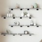 vidaXL Estantes pared 2 uds madera ingeniería gris Sonoma 40x10x1,5 cm vidaXL Estantes pared 2 uds madera ingeniería gris Sonoma 40x10x1,5 cm