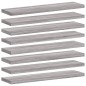 vidaXL Estantes pared 2 uds madera ingeniería gris Sonoma 40x10x1,5 cm vidaXL Estantes pared 2 uds madera ingeniería gris Sonoma 40x10x1,5 cm