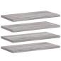 vidaXL Estantes pared 4 uds madera ingeniería gris Sonoma 40x20x1,5 cm vidaXL Estantes pared 4 uds madera ingeniería gris Sonoma 40x20x1,5 cm