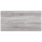 vidaXL Estantes pared 4 uds madera ingeniería gris Sonoma 40x20x1,5 cm vidaXL Estantes pared 4 uds madera ingeniería gris Sonoma 40x20x1,5 cm