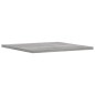 vidaXL Estantes pared 4 uds madera ingeniería gris Sonoma 40x40x1,5 cm