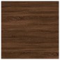 vidaXL Estantes pared 4 uds madera ingeniería marrón roble 40x40x1,5cm