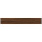 vidaXL Estantes pared 4 uds madera ingeniería marrón roble 60x10x1,5cm